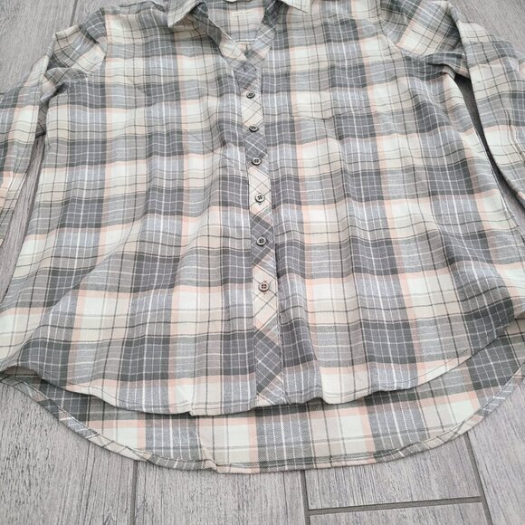 Weatherproof Vintage Soft Comfort Stretch Plaid Button Front Shirt Size Large - Picture 6 of 13
